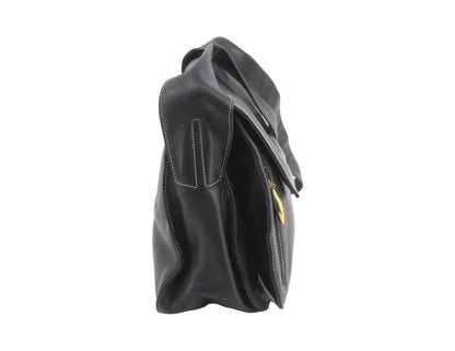 Pre-Owned Loewe Anagram Leather Shoulder Bag LOE.B.1012