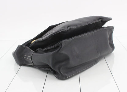 Pre-Owned Loewe Anagram Leather Shoulder Bag LOE.B.1012