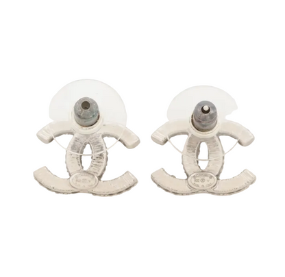 Pre-Owned Chanel 2022 CC Mini Stone Pierced Earrings CHA.J.1146