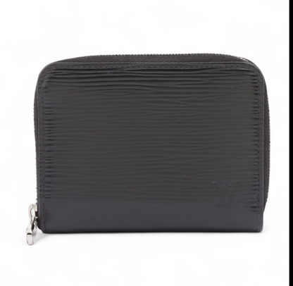 Pre-owned Louis Vuitton Zippy Coin Purse Epi Leather Wallet (Black)-LOU.S.1294