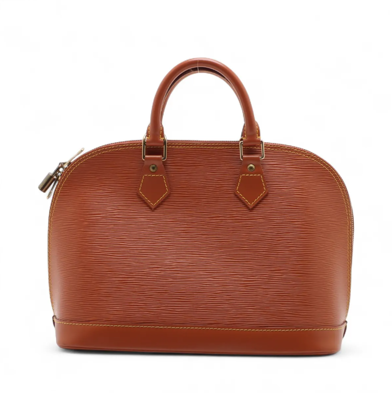 Pre-Owned Louis Vuitton Alma PM Epi Leather Top Handle Bag (Kenya Brown) LOU.B.1183