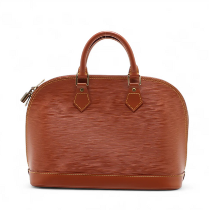Pre-Owned Louis Vuitton Alma PM Epi Leather Top Handle Bag (Kenya Brown) LOU.B.1183