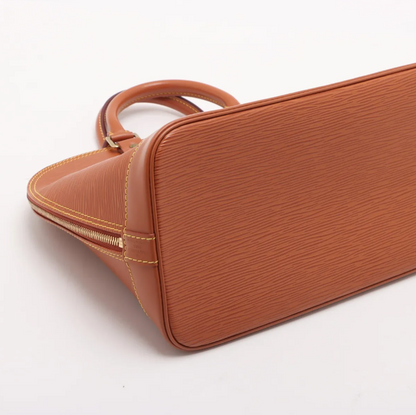 Pre-Owned Louis Vuitton Alma PM Epi Leather Top Handle Bag (Kenya Brown) LOU.B.1183