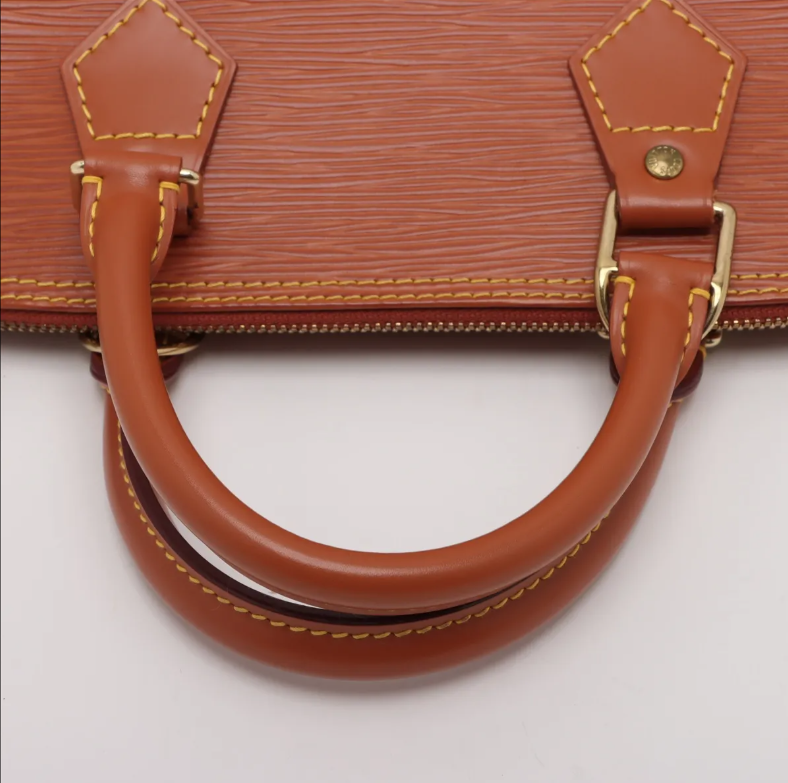 Pre-Owned Louis Vuitton Alma PM Epi Leather Top Handle Bag (Kenya Brown) LOU.B.1183