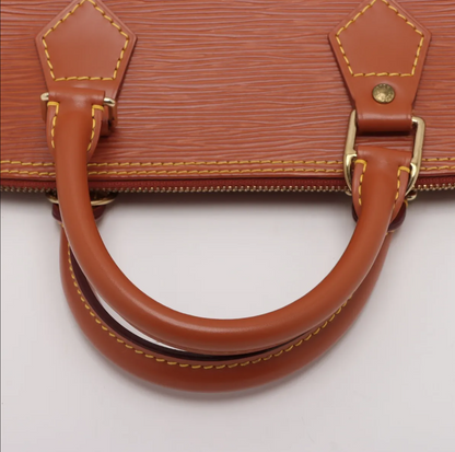 Pre-Owned Louis Vuitton Alma PM Epi Leather Top Handle Bag (Kenya Brown) LOU.B.1183