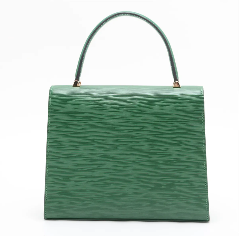 Pre-Owned Louis Vuitton Vintage Malesherbes Epi Leather Top Handle Bag (Green) LOU.B.1184