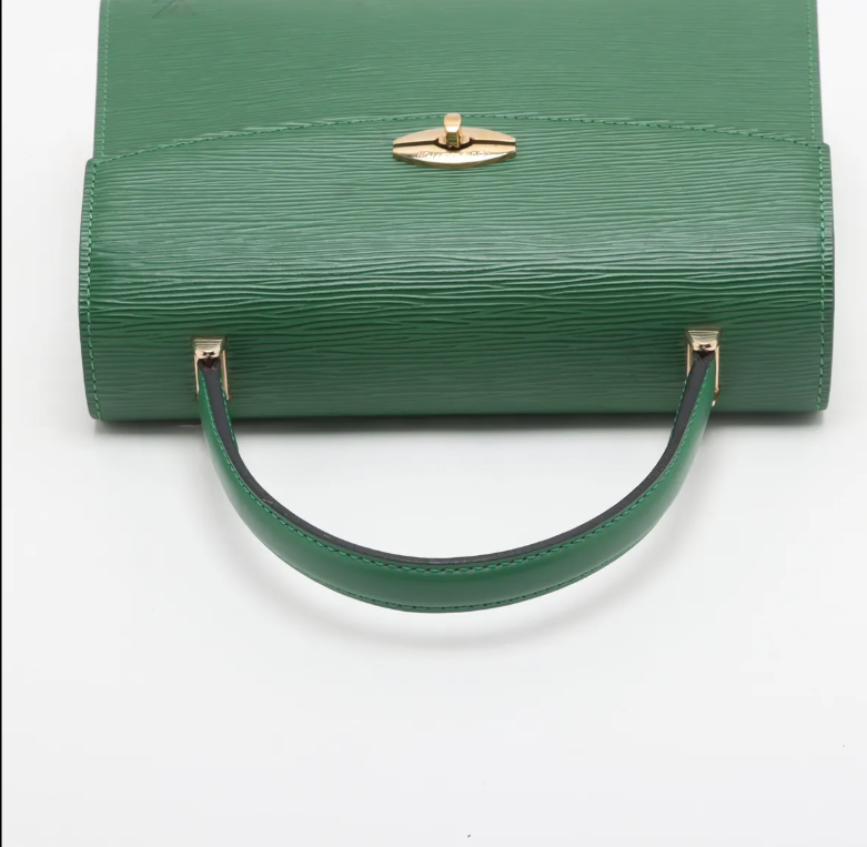 Pre-Owned Louis Vuitton Vintage Malesherbes Epi Leather Top Handle Bag (Green) LOU.B.1184