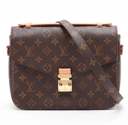 Pre-Owned Louis Vuitton Pochette Metis Monogram Coated Canvas Crossbody LOU.B.1186