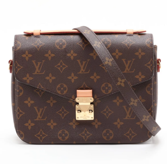 Pre-Owned Louis Vuitton Pochette Metis Monogram Coated Canvas Crossbody LOU.B.1186