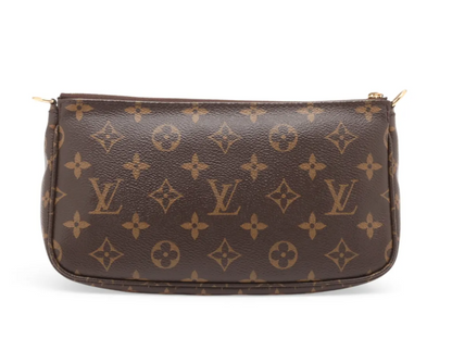 Pre-Owned Louis Vuitton Multi Pochette Accessories Monogram Canvas Green Strap LOU.B.1187