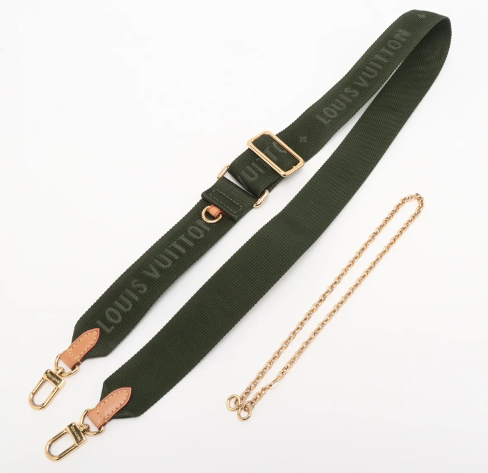 Pre-Owned Louis Vuitton Multi Pochette Accessories Monogram Canvas Green Strap LOU.B.1187