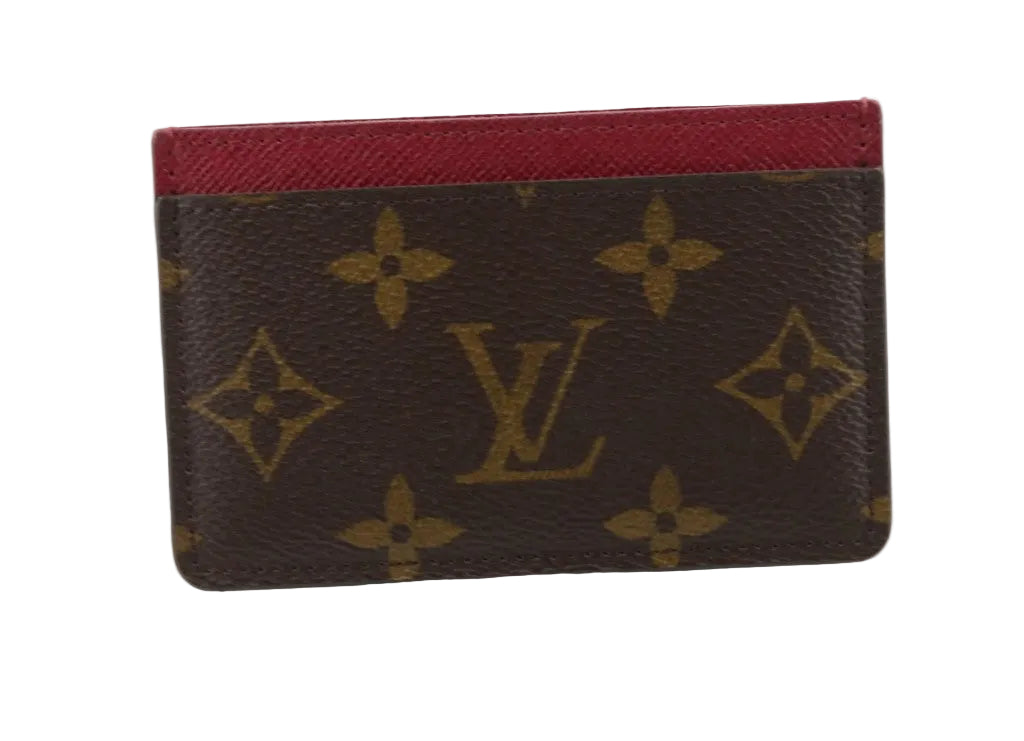 Pre-Owned Louis Vuitton Monogram Canvas Card Holder LOU.S.1189