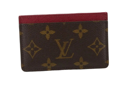 Pre-Owned Louis Vuitton Monogram Canvas Card Holder LOU.S.1189