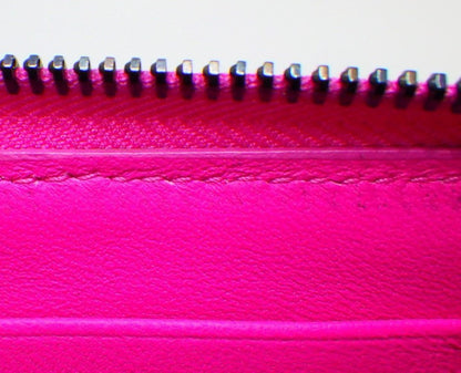 Pre-Owned Bottega Veneta Intrecciato Zippy Wallet (Pink) BOT.S.1006
