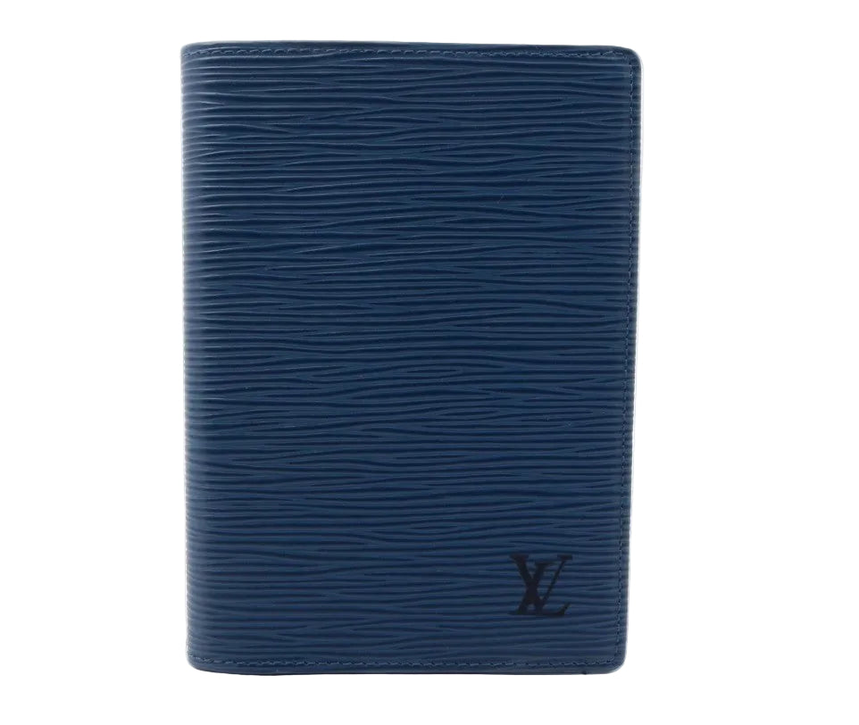 Pre-Owned Louis Vuitton Vintage Passport Case Epi Leather (Toledo Blue) LOU.S.1271