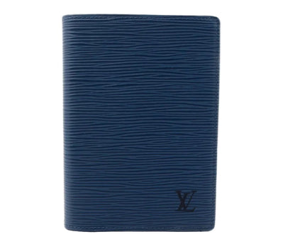 Pre-Owned Louis Vuitton Vintage Passport Case Epi Leather (Toledo Blue) LOU.S.1271