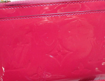Pre-Owned Louis Vuitton Pochette Cle Small Vernis Leather (Dark Pink) LOU.S.1279