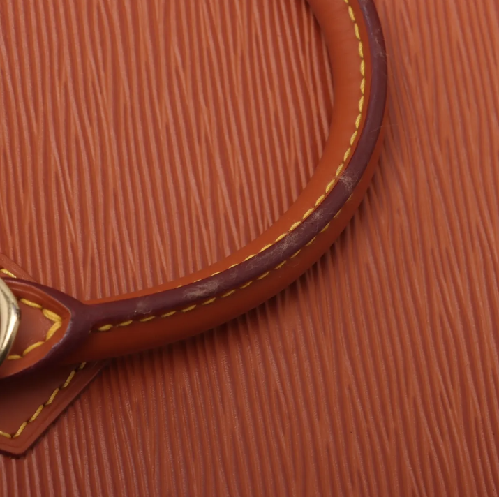 Pre-Owned Louis Vuitton Alma PM Epi Leather Top Handle Bag (Kenya Brown) LOU.B.1183