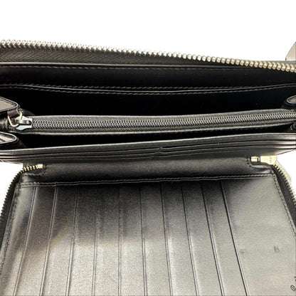 Pre-Owned Gucci Jumb GG Zip Around Large Wallet (Black) GUC.S.1010