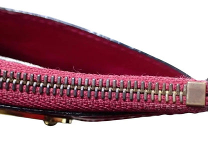 Pre-Owned Louis Vuitton Pochette Cle Small Vernis Leather (Dark Pink) LOU.S.1279
