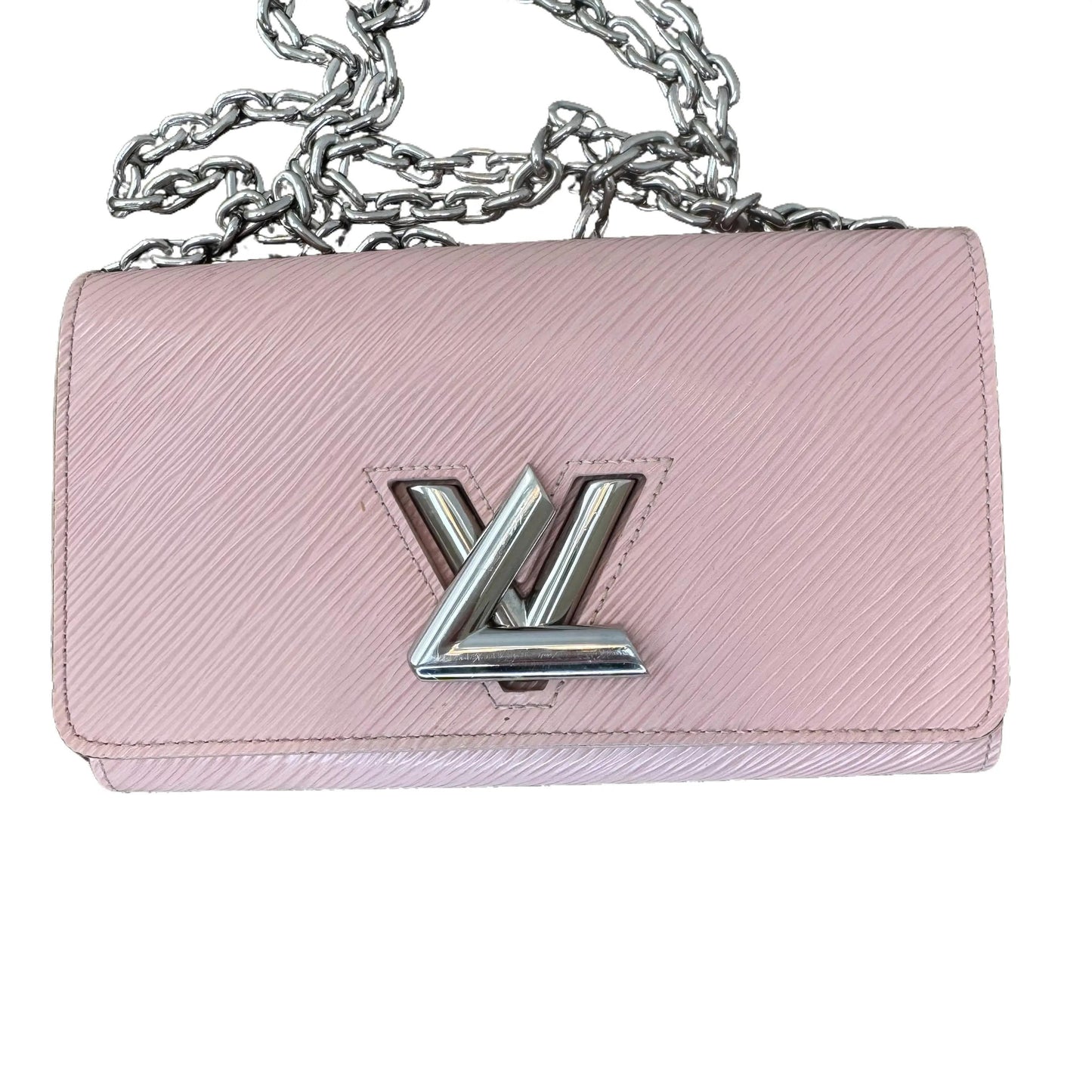 Pre-Owned Louis Vuitton Twist Pochette on a Chain Epi Leather (Rose Ballerine)