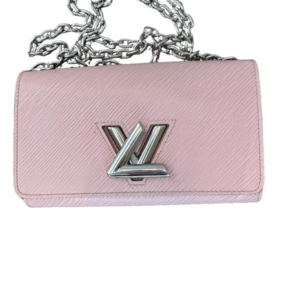 Pre-Owned Louis Vuitton Twist Pochette on a Chain Epi Leather (Rose Ballerine)
