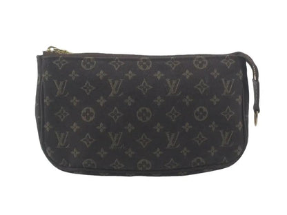Pre-Owned Louis Vuitton Mini Pochette Mini Lin Jacquard Canvas NO STRAP - LOU.B.1168