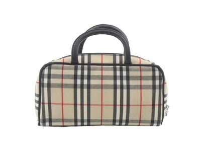 Pre-Owned Burberry 20cm Nova Check Boston Bag BUR.B.1040