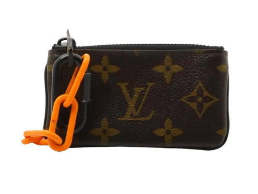 Preowned Louis Vuitton Pochette Cle Limited Edition Virgil Abloh Card Holder  LOU.S.1222
