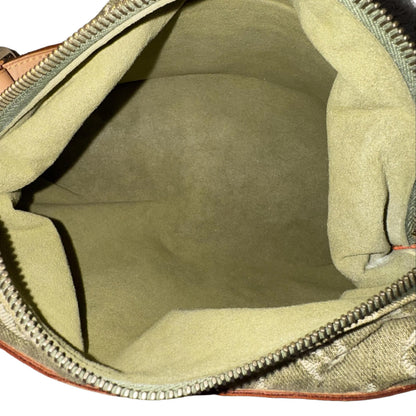 Pre-Owned Louis Vuitton Vintage 2006 Baggy PM Monogram Denim Shoulder Bag LOU.B.1175 (Green)