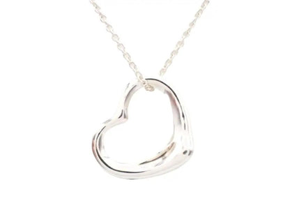 Pre-Owned Tiffany & Co Sterling Silver Elsa Peretti Open Heart TIF.J.1006 (Medium 22mm Heart)