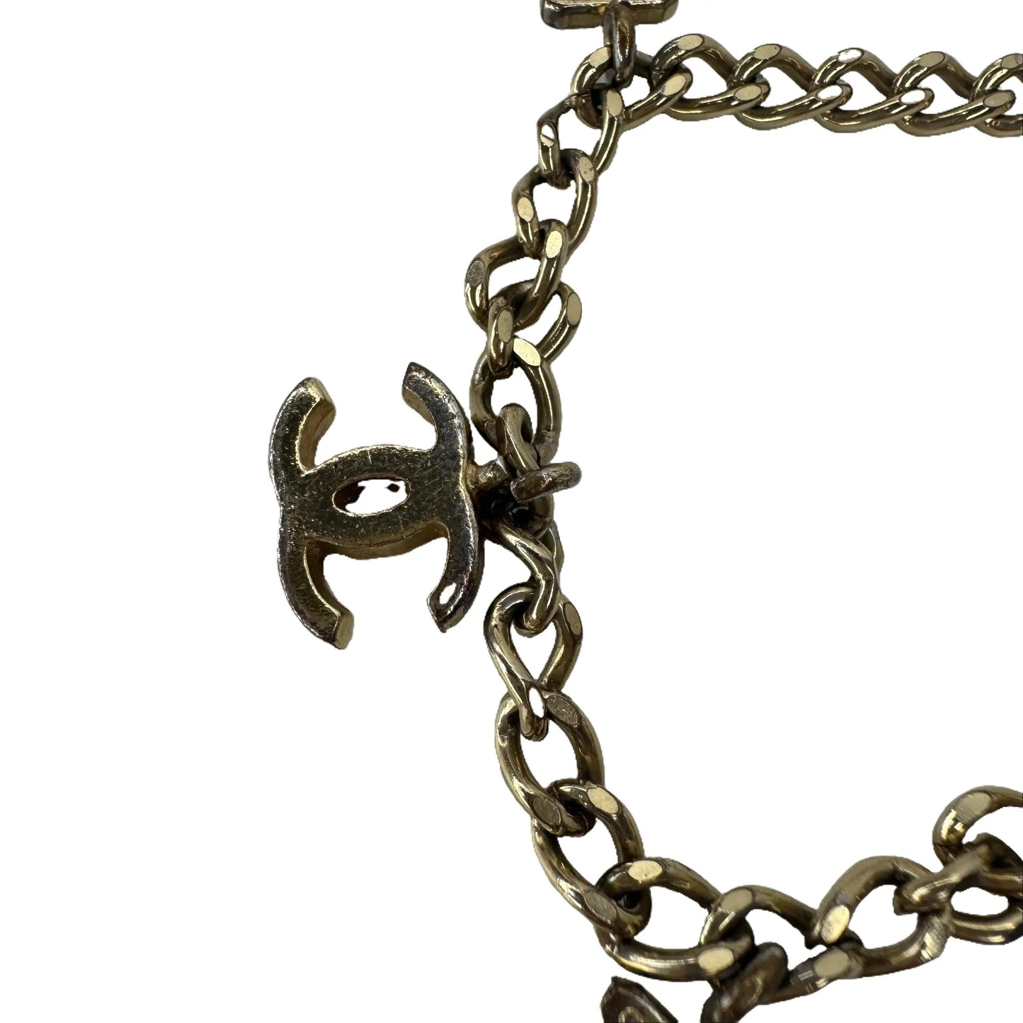 Pre-Owned Chanel 2002 Coco Mark & Perfume Charm Bracelet CHA.J.1141
