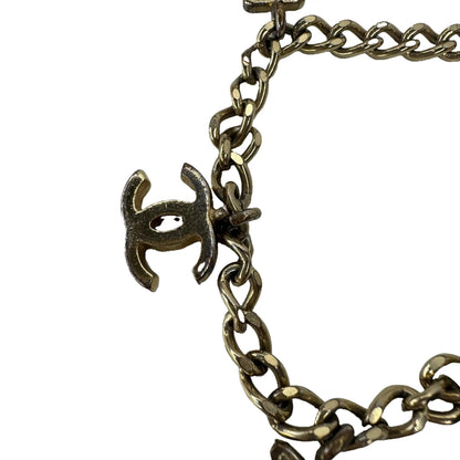 Pre-Owned Chanel 2002 Coco Mark & Perfume Charm Bracelet CHA.J.1141