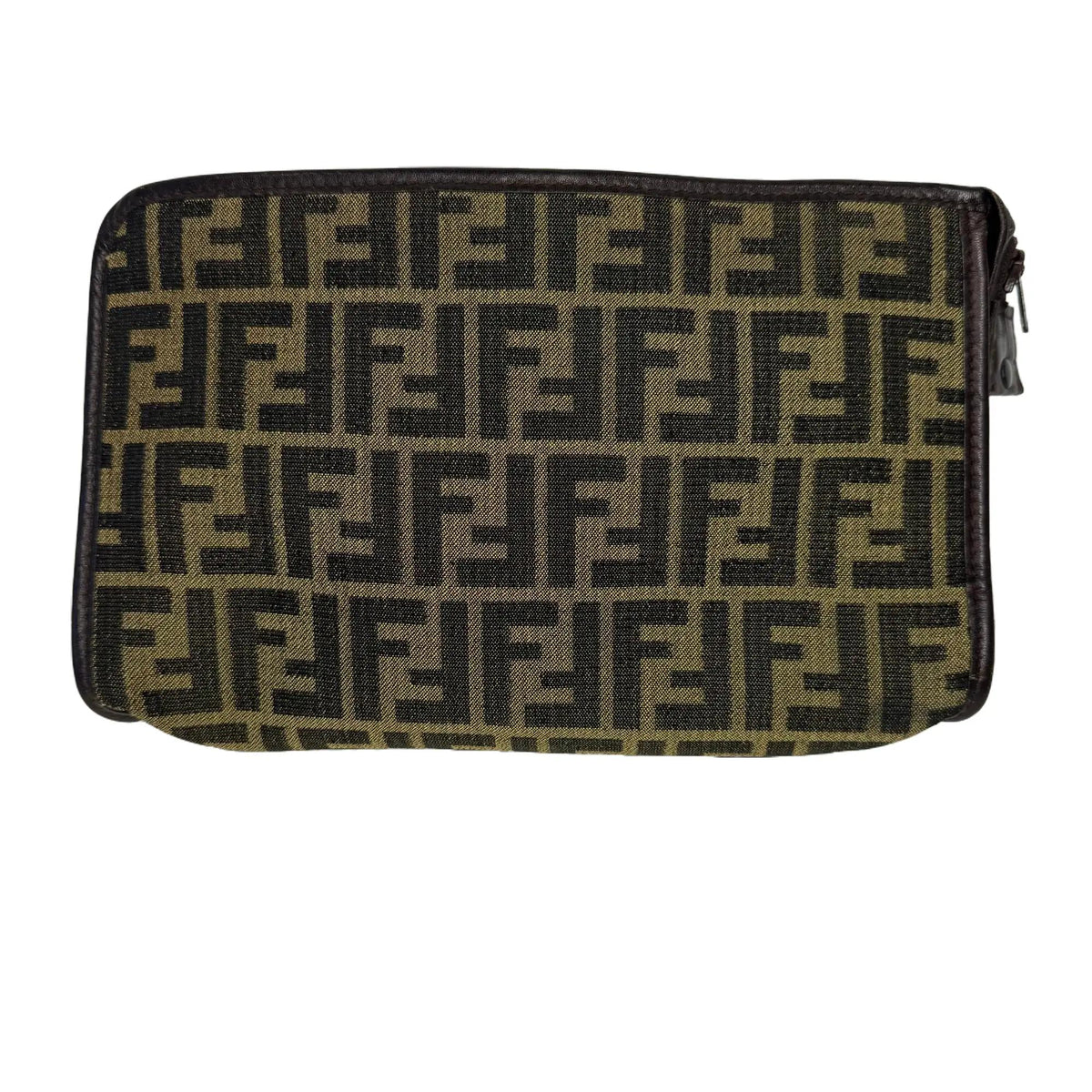 Pre-Owned Fendi Vintage Zucca Canvas Clutch FEN.B.1006