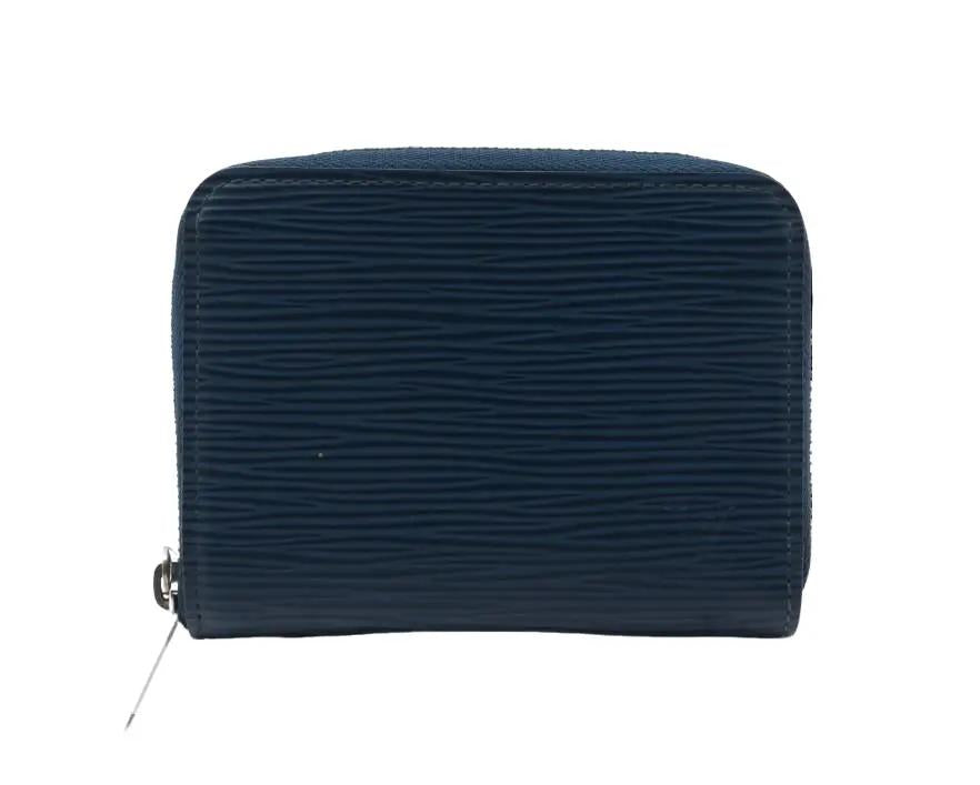 Pre-owned Louis Vuitton Zippy Coin Purse Epi Leather Wallet (Navy) LOU.S.1280