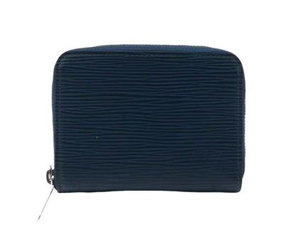 Pre-owned Louis Vuitton Zippy Coin Purse Epi Leather Wallet (Navy) LOU.S.1280