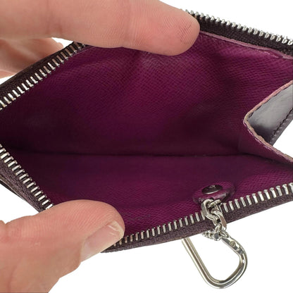 Pre-Owned Louis Vuitton Pochette Cle Small Epi Leather (Purple) LOU.S.1292