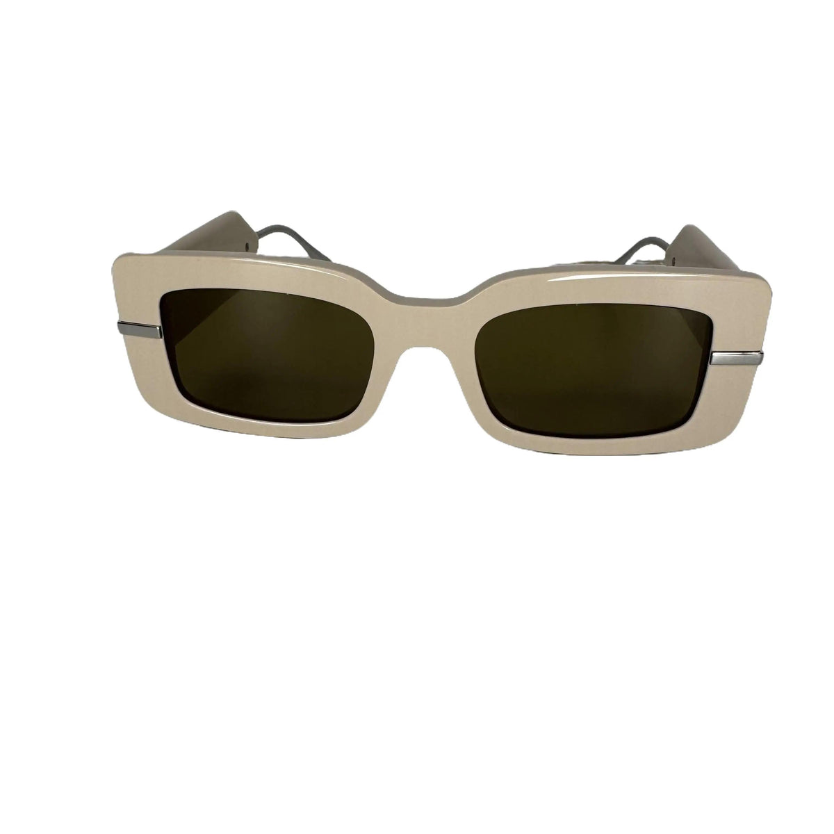 Pre-Owned Fendi Fendigraphy Beige Sunglasses FEN.A.1004