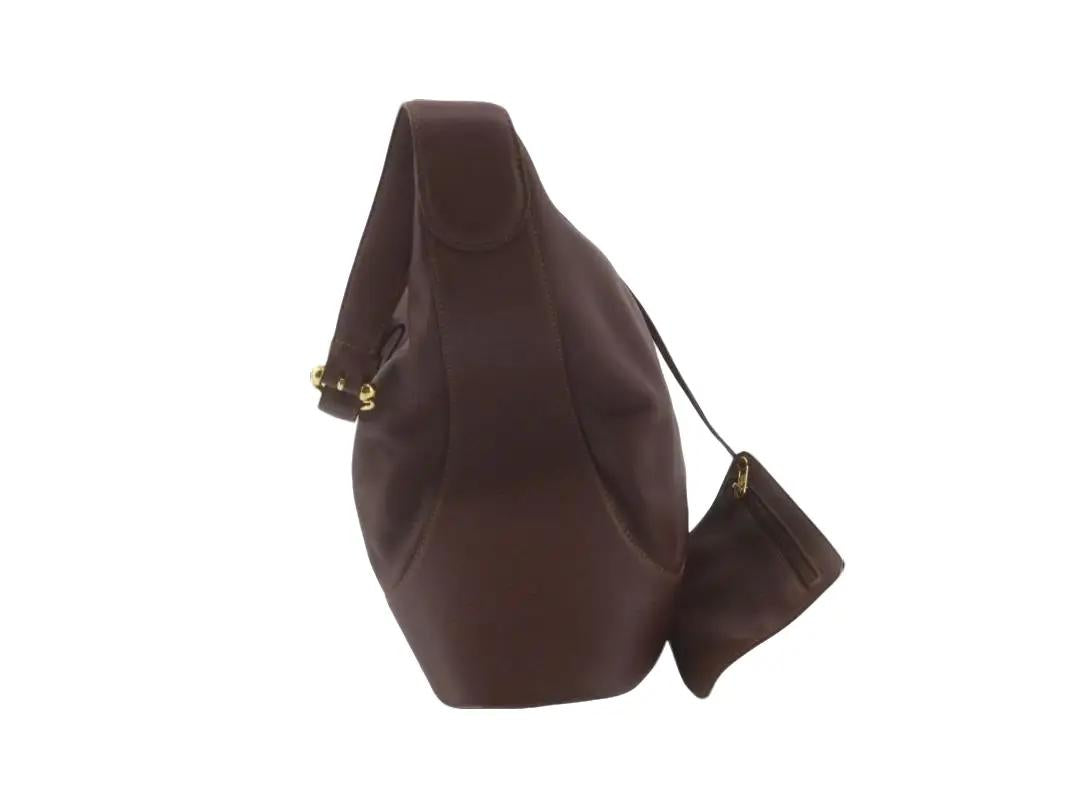 Pre-Owned Loewe Nappa Leather Shoulder Bag (Burgundy) LOE.B.1010