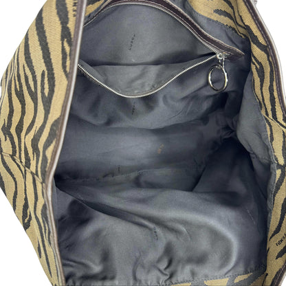 Pre-Owned Fendi Small Tiger Print Tote FEN.B.1004