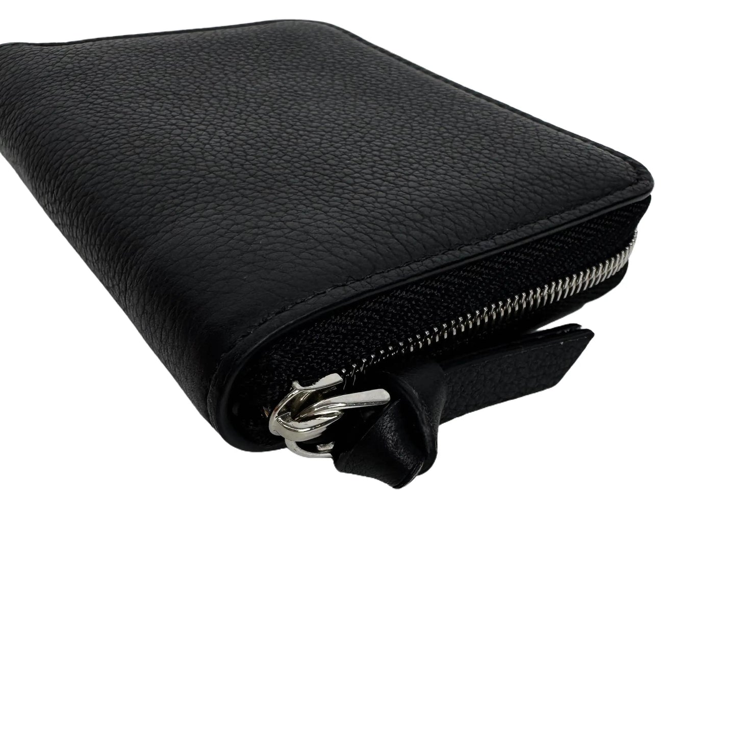 Pre-Owned Louis Vuitton LockMe Leather Wallet (black))- LOU.S.1254