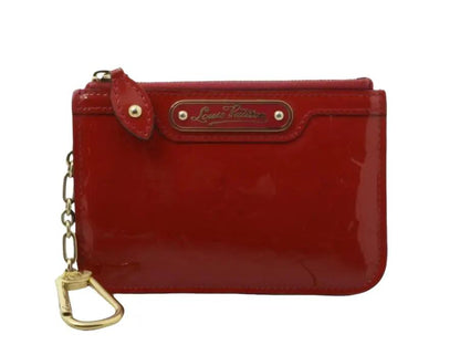 Pre-Owned Louis Vuitton Pochette Cle Small Vernis Leather (Dark Pink) LOU.S.1279