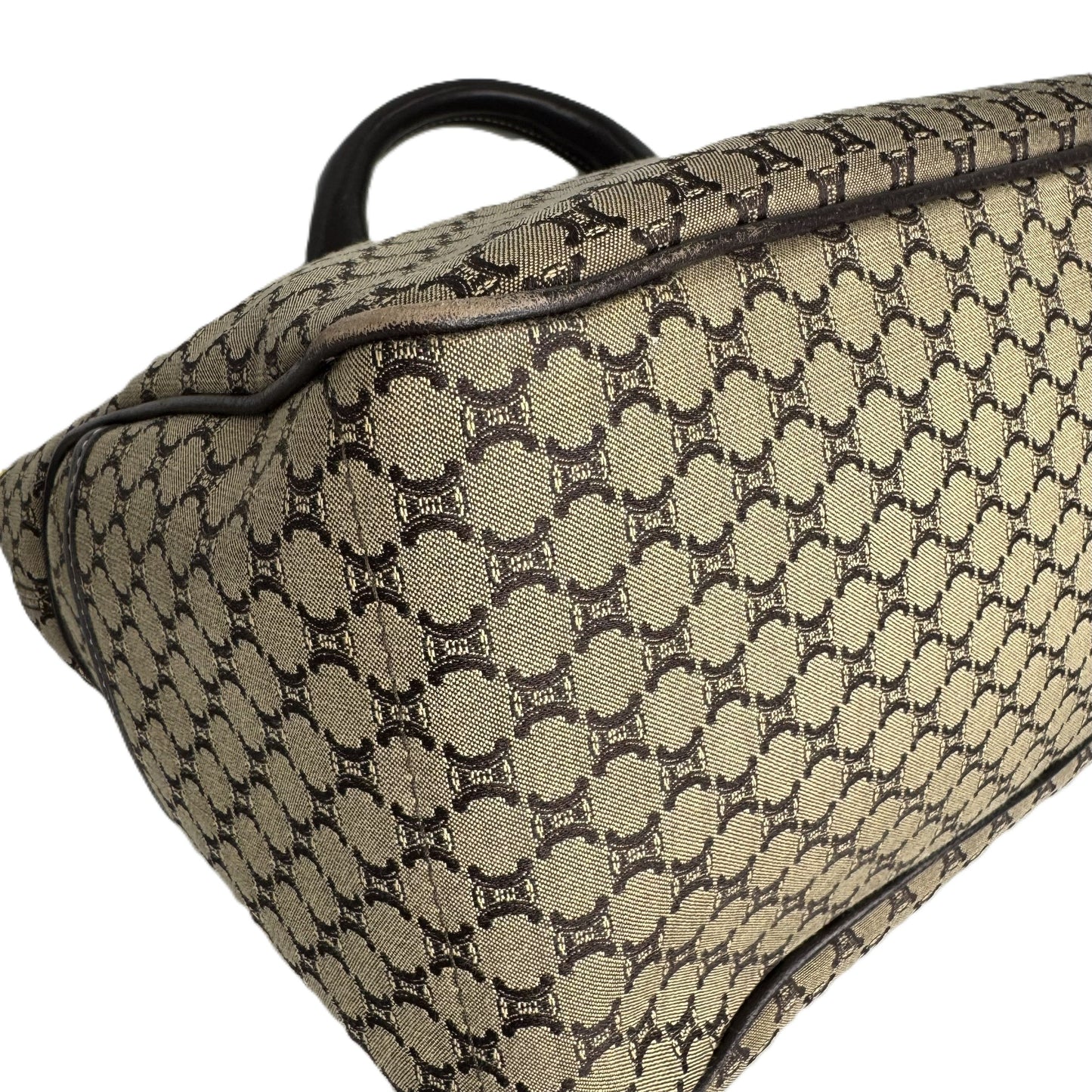 Pre-Owned Celine Vintage Boogie Bag Tiromphe Canvas CEL.B.1003