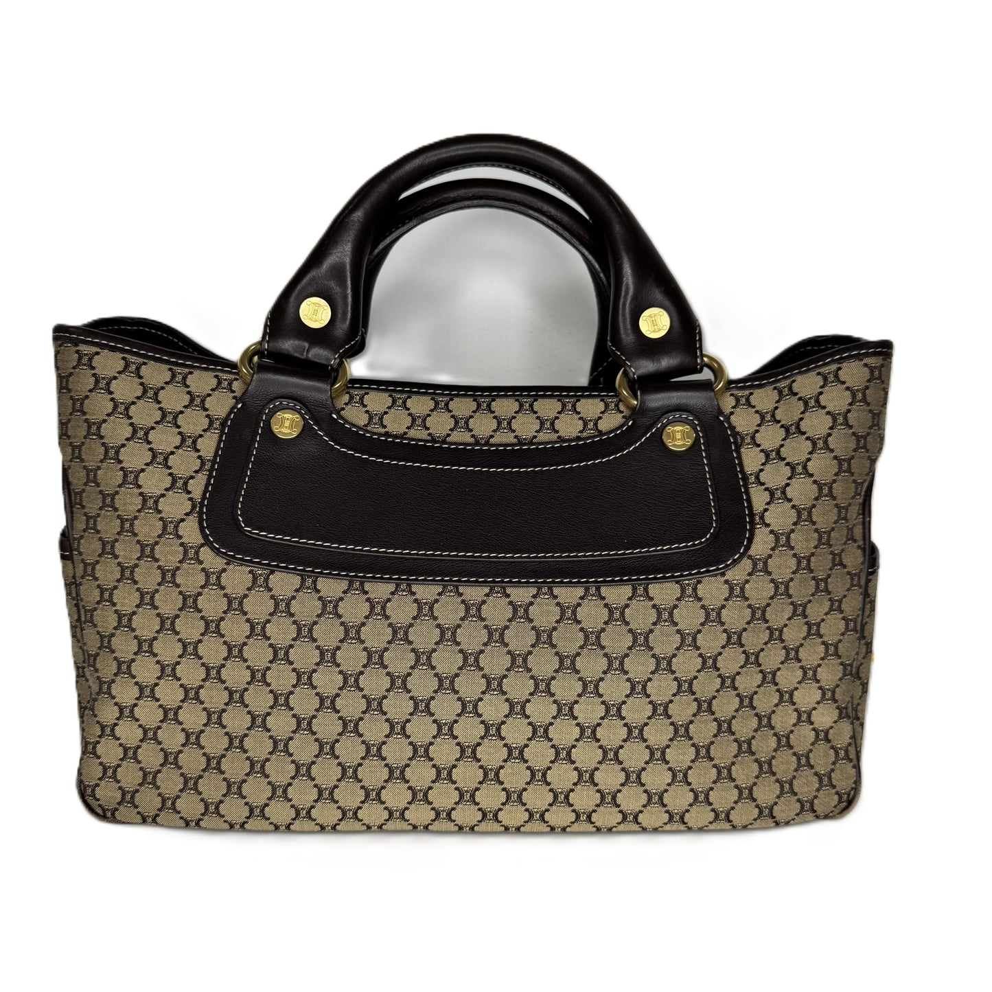 Pre-Owned Celine Vintage Boogie Bag Tiromphe Canvas CEL.B.1003