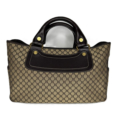 Pre-Owned Celine Vintage Boogie Bag Tiromphe Canvas CEL.B.1003