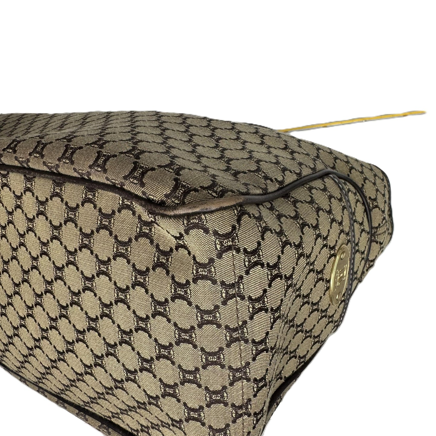 Pre-Owned Celine Vintage Boogie Bag Tiromphe Canvas CEL.B.1003