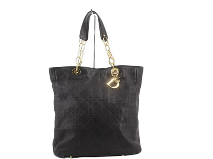 Pre-Owned Christian Dior Large Cannage Lady Dior Soft Lambskin Shopping Tote DIO.B.1012