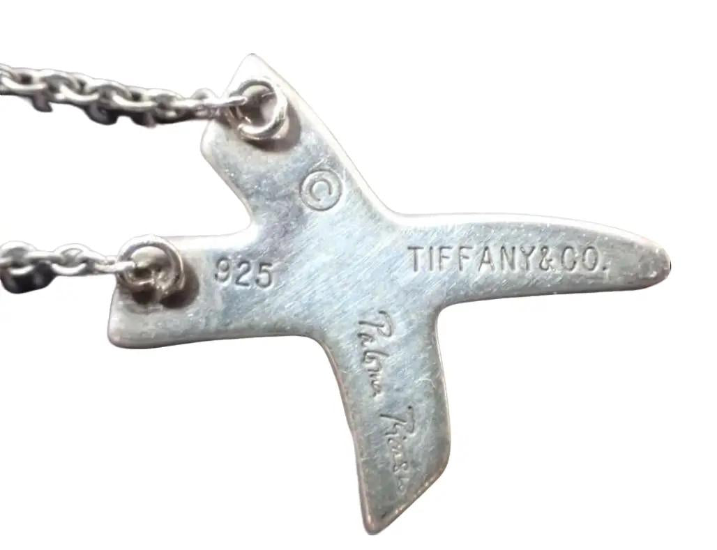 Pre-Owned Tiffany & Co Sterling Silver Paloma Picasso Kiss X Necklace TIF.J.1004