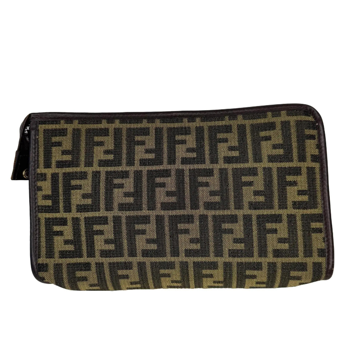 Pre-Owned Fendi Vintage Zucca Canvas Clutch FEN.B.1006