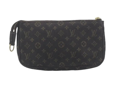 Pre-Owned Louis Vuitton Mini Pochette Mini Lin Jacquard Canvas NO STRAP - LOU.B.1168